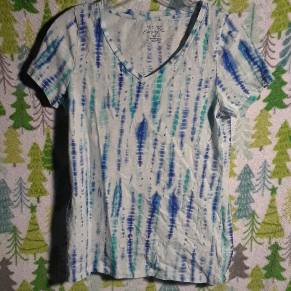 Tie Dye V-Neck